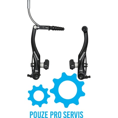 Shimano Alivio BR-T4000 V-brake zadní černá – Zboží Dáma
