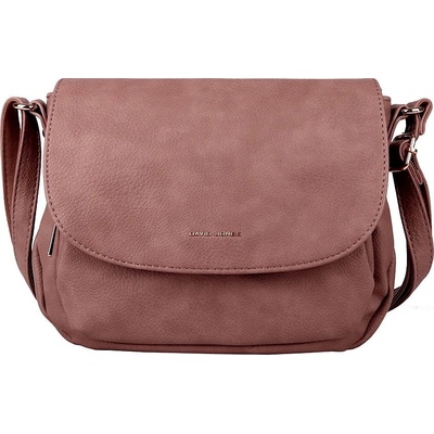 David Jones malá /střední růžovo-crossbody kabelka 7010 hnědá