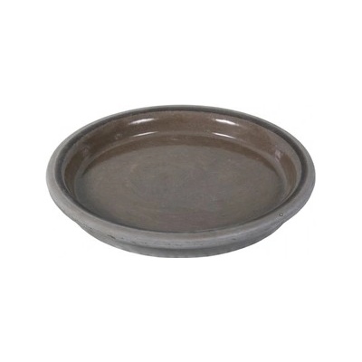 Disko Miska pod kvetináč, ø 32 cm, 3,8 cm, keramika, sivohnedá 002232ČM