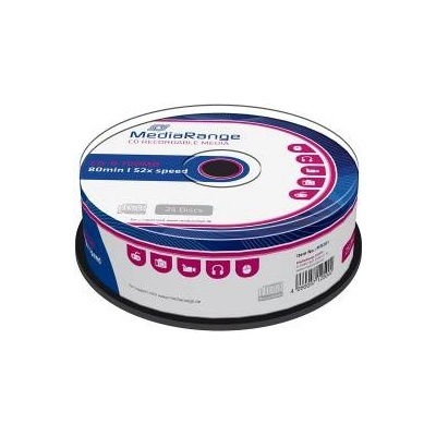MediaRange CD-R 700MB - 25 броя в шпиндел