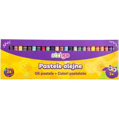 Strigo olejové pastely 24 farieb