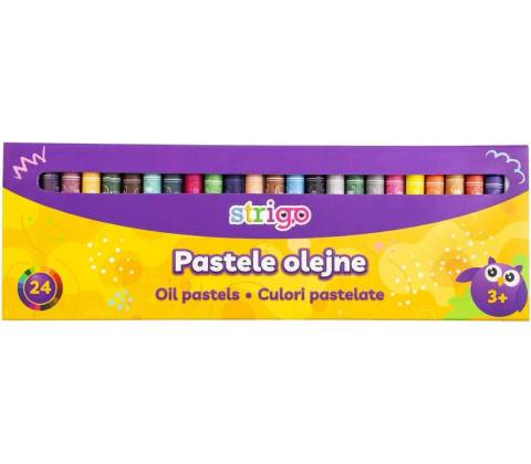 Strigo olejové pastely 24 farieb