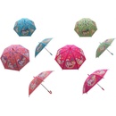Deštník s píšťalkou vystřelovací mix barev