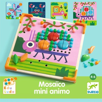 Mini Animo: Kolíčková mozaika - Djeco