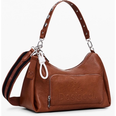 Desigual kabelka HALF LOGO MAYARI MAXI 24WAXP97 hnědá – Hledejceny.cz