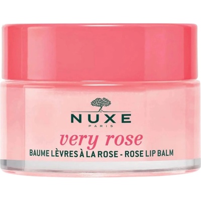 NUXE Very Rose Балсам за устни, с роза, 15 g