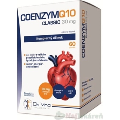 Coenzym Q10 Classic 30mg Da Vinci Academia 60 tabliet