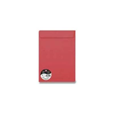 Farebná obálka Clairefontaine, C4 229 x 324 mm, červená, 5 ks
