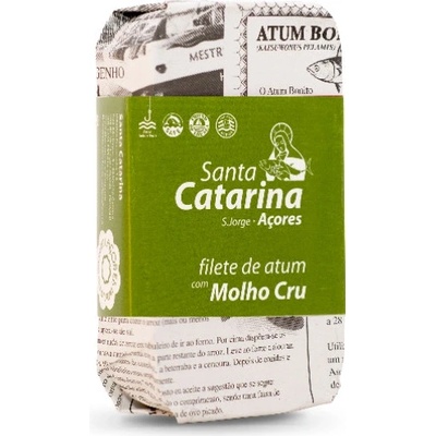 Santa Catarina Filety tuniaka v jemne pikantnej azorskej omáčke Molho Cru 120 g