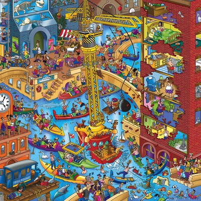 Alipson Steve Skelton All Dogs Must Be on a Leash 1000 dielov