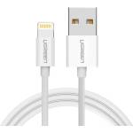 UGREEN Кабел Ugreen US155, от USB A(м) към Lightning(м), 2m, бял (20730)