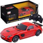 Rastar Радиоуправляема количка Rastar - Mercedes Benz SLS AMG, 1: 18, Червена (54100) - baby