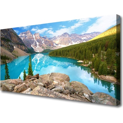 Obraz na plátně Hory Jezero Příroda 100x50 cm