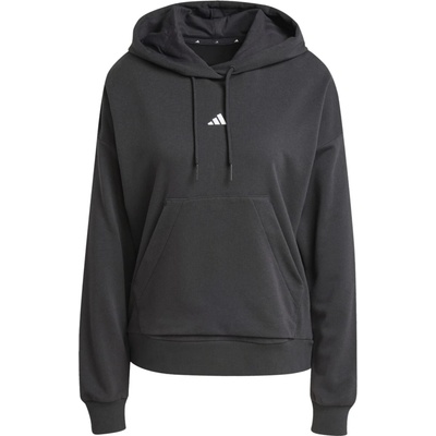 adidas Essentials dámska s kapucňou s nášivkou JD7989 čierna