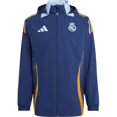 adidas Мъжко яке Adidas Mens adidas Real Madrid All-Weather Jacket 24/25 - Tenabl/Creo/Blu