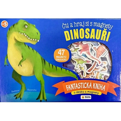 Čti a hraj si s magnety DINOSAUŘI