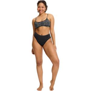 Modibodi Менструални бикини Modibodi Smileyworld Hi Waist Brief Super-Overnight Black Modibodi | Cheren | ЖЕНИ | XL