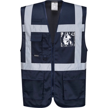 Portwest hi-vis iona executive f476 / Жилетка със светлоотразителни ленти - тъмносиня xxl (f476narxxl)