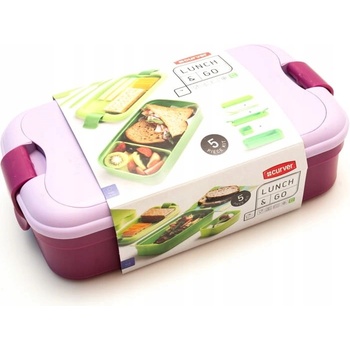 Curver box Lunch&Go fialový