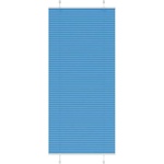 vidaXL Плисирана щора, синя, 100x200 см, ширина на плата 99, 4 см, полиестер (4015211)