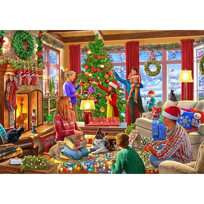 Bluebird Puzzle - Puzzle Steve Crisp: Christmas Decorating - 2 000 piese