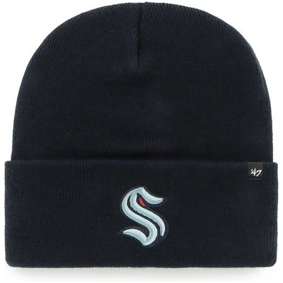 47 Brand Haymaker Cuff Knit NHL Seattle Kraken tmavo modrá