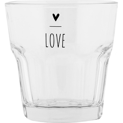 Clay Sklenička se srdíčkem Lovely Day Ø 8*8 cm / re & Eef 200 ml