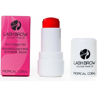 Lash Brow Jelly Cheeks Tint multifunkčné líčidlo na oči, pery a tvár Tropical Coral 5 g