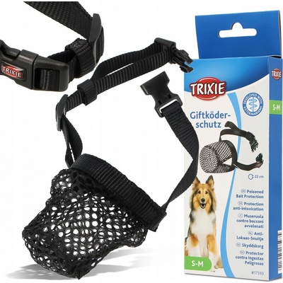 Trixie Ochranný náhubek polyester síťka S - M 22 cm – Zboží Dáma
