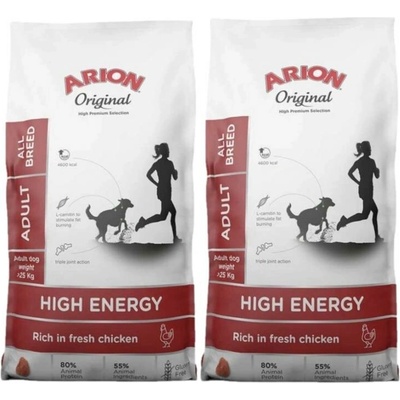 Arion Original High Energy All Breeds kuřecí 2 x 12 kg