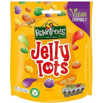 Rowntree's Jelly Tots veganské žvýkací bonbony s příchutí ovoce 150 g