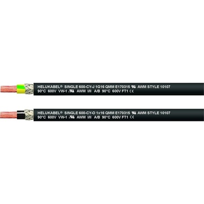 Helu 10918-100 kábel, SINGLE 600-CY-J, 1 x 35 mm² zelenožltá 100 m