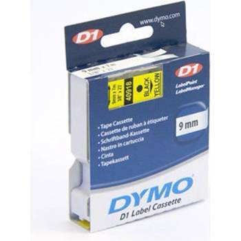 DYMO Етикетираща лента DYMO D1 40918 9mmx7m жълта черна (40918)