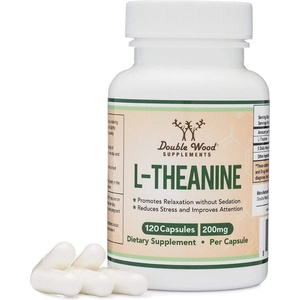 Double Wood Supplements L-Theanine / Л-Теанин x 120 капсули Double Wood (WAOOT DW)