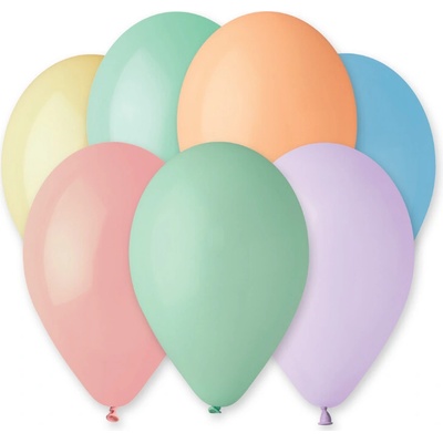 Kulaté latexové balónky 30cm Makronky Mix barev