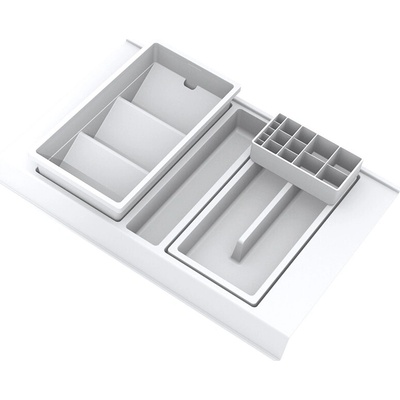 GOLLINUCCI Kúpeľňový organizér s príslušenstvom 450mm 308x422x90mm biela 10900302