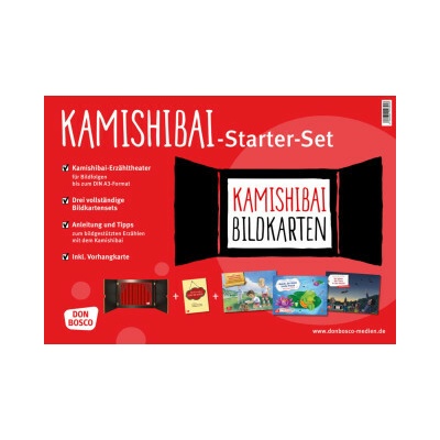 Kamishibai-Starter-Set zum Angebotspreis (Redaktionsteam Don Bosco Medien)(Hra)