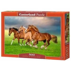 Castorland *CAS. PUZZLE 500 pcs. Horses in the spring shoot