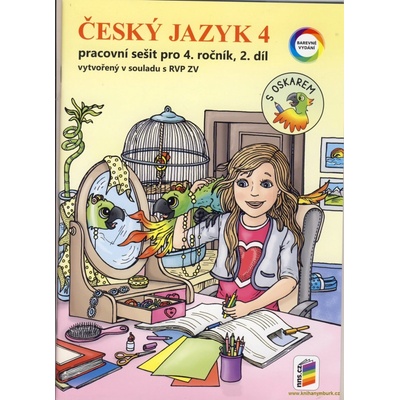 Český jazyk 4, 2. díl s Oskarem (barevný pracovní sešit)