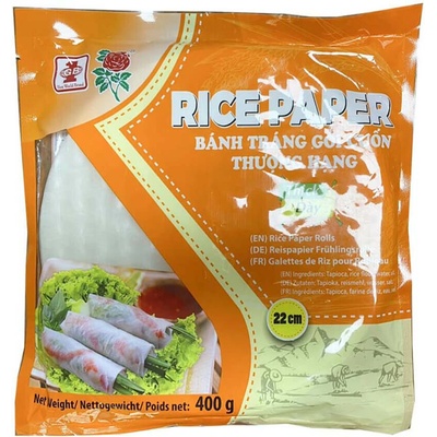 Gia Bao ryžový papier na jarné závitky 22 cm 400 g