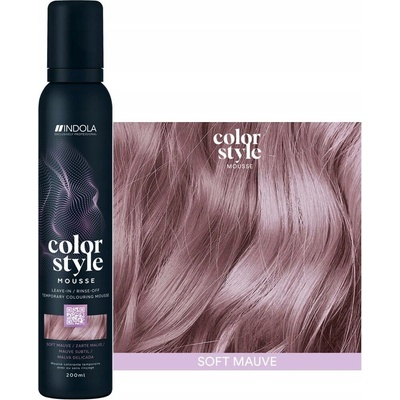 INDOLA Tónovací pěna Color Style Mousse Soft Mauve Světle Fialová 200 ml