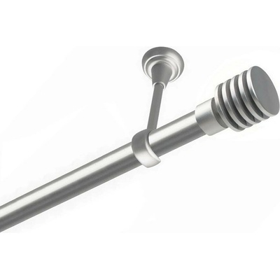 OK-GarnýžeCZ Garnýž kovová jednořadá 25mm Talarki satina 190 cm do stropu / na tunýlek - bez kroužků