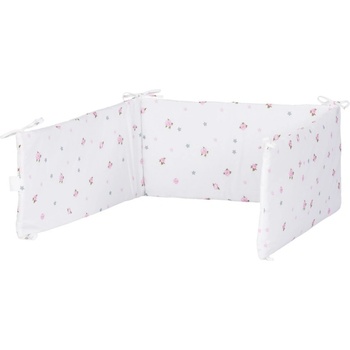 Chipolino Обиколник за бебешко легло Chipolino - 30 x 180 cm, Рози (SPBUMP02505)
