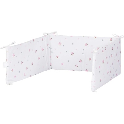 Chipolino Обиколник за бебешко легло Chipolino - 30 x 180 cm, Рози (SPBUMP02505)