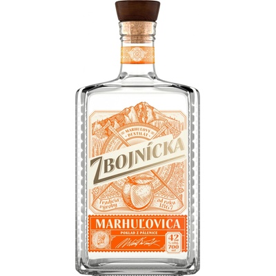 St. Nicolaus Zbojnícka Marhuľovica 42% 0,7 l (čistá fľaša)
