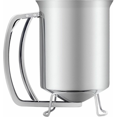 G.Gastro Dávkovač těsta / kónický trychtýř - Ruční - 0,4 l - Nerezová ocel - profesionální - D9784079