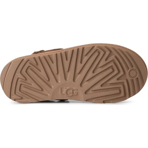 UGG пантофи за деца от велур goldenstar spotted clog