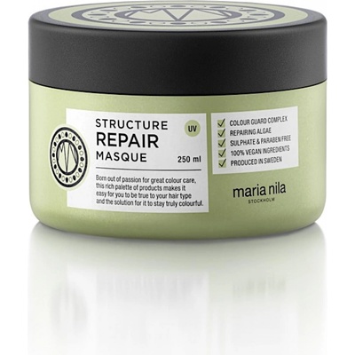 Maska pro suché a poškozené vlasy Maria Nila Structure Repair Maque - 250 ml