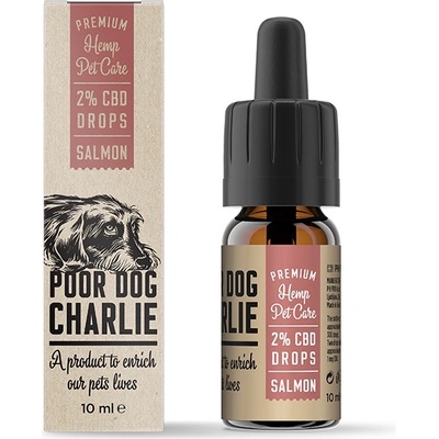 Pharma Hemp Poor Dog Charlie CBD kapky losos 2% 10 ml