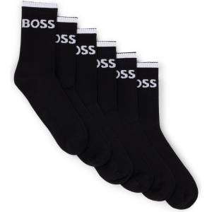 Boss Чорапи Boss Mens BOSS Bodywear Stripe Crew Socks with Logo Detail - Black 001